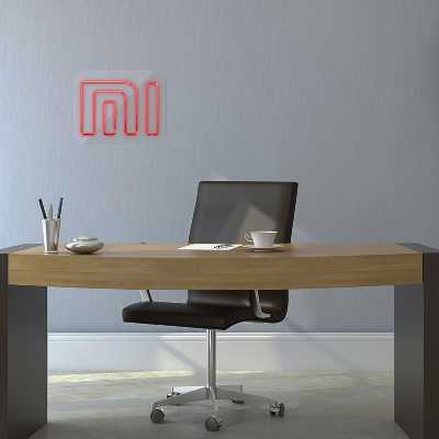 چراغ دیواری نئون دیزاین طرح Xiaomi-GL_RD