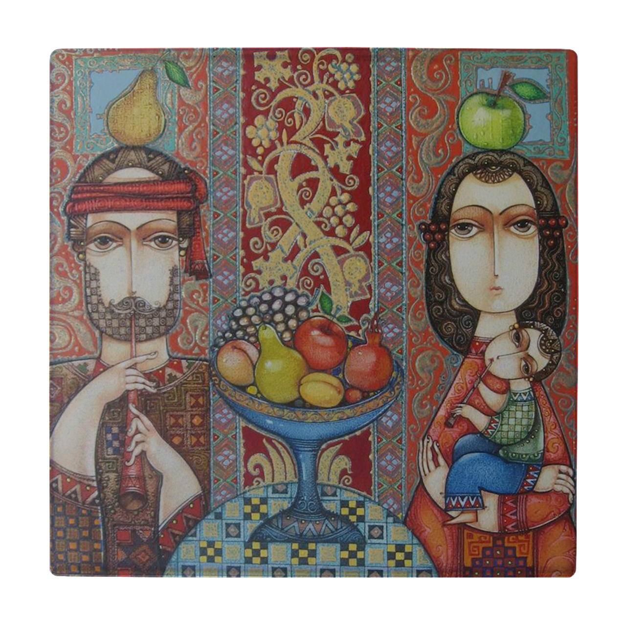 زیر لیوانی طرح خانواده کد    2377468_62