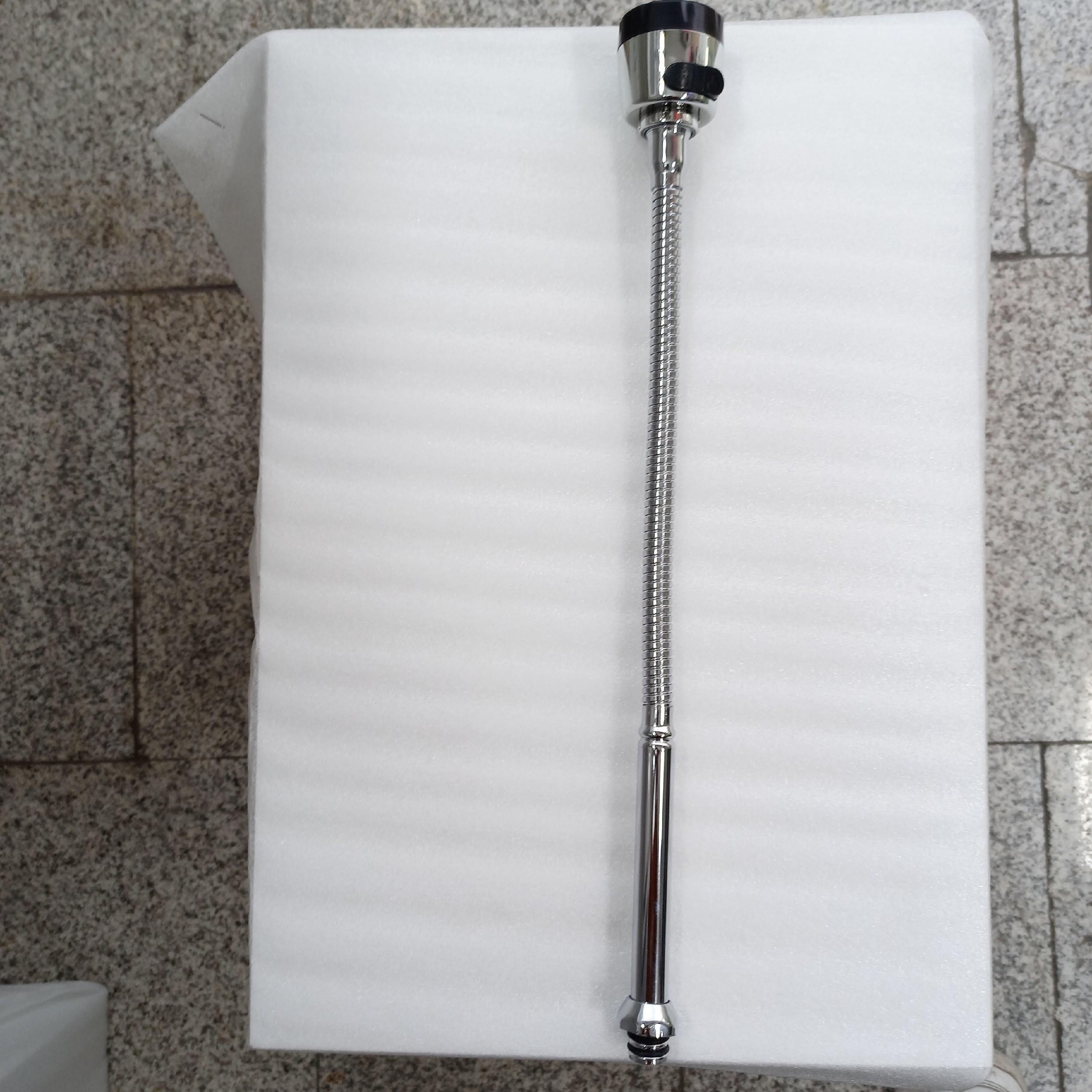 علم شیر ظرفشویی کروم 50 سانتی متر 