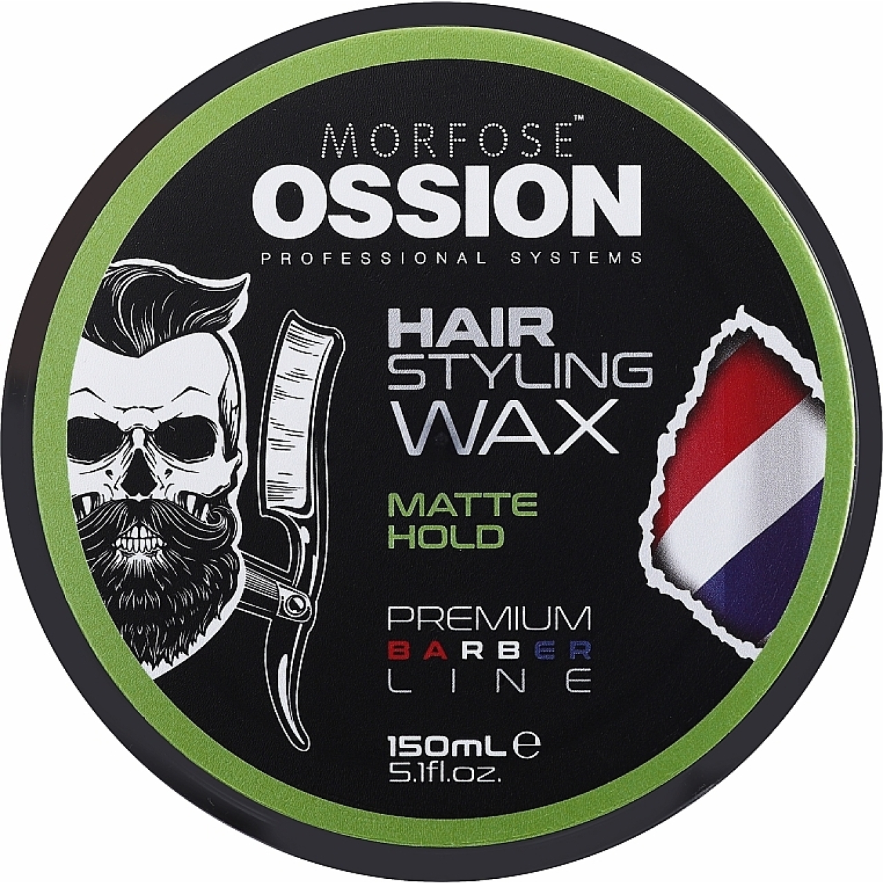 واکس مو مورفوس Ossion سری Premium Barber مدل Matte Hold حجم 150 میل
