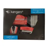 ست پانچ و منگنه و سوزن کش کانگرو مدل GIFT SET SS-T35 به همراه سوزن منگنه