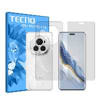 گلس صفحه نمایش و پشت گوشی آنر Magic6 Pro مدل شفاف برند تکنو کد SS