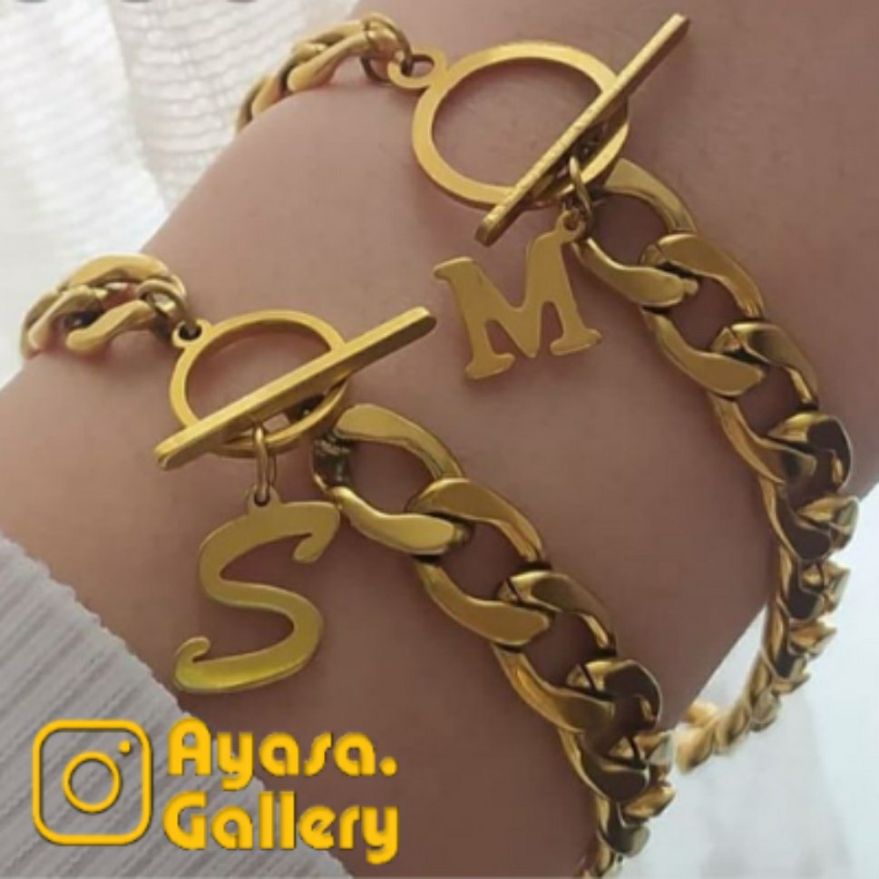 دستبند کارتیر استیل باقفل جدید وپرطرفدار T