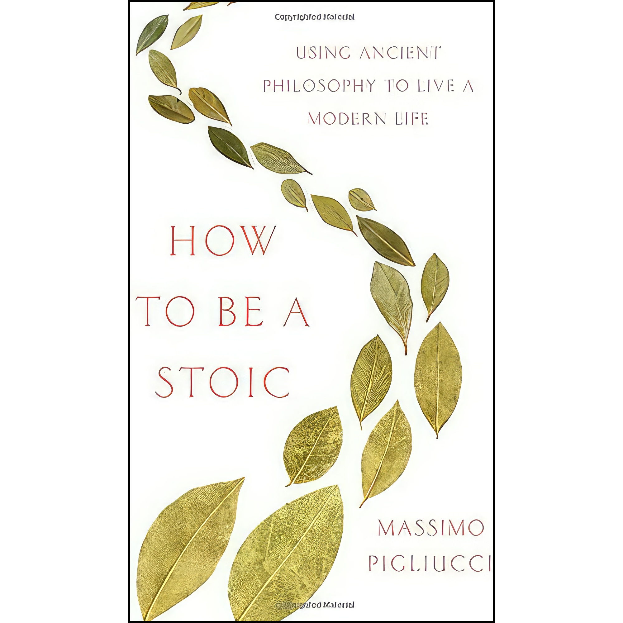 کتاب How to Be a Stoic اثر Massimo Pigliucci انتشارات Basic Books