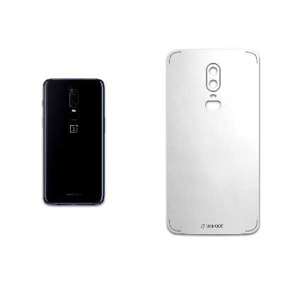 برچسب پوششی ماهوت مدل Metallic-White مناسب برای گوشی موبایل وان پلاس 6