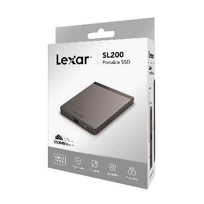 اس اس دی اکسترنال لکسار مدل SL200 ظرفیت 1 ترابایت