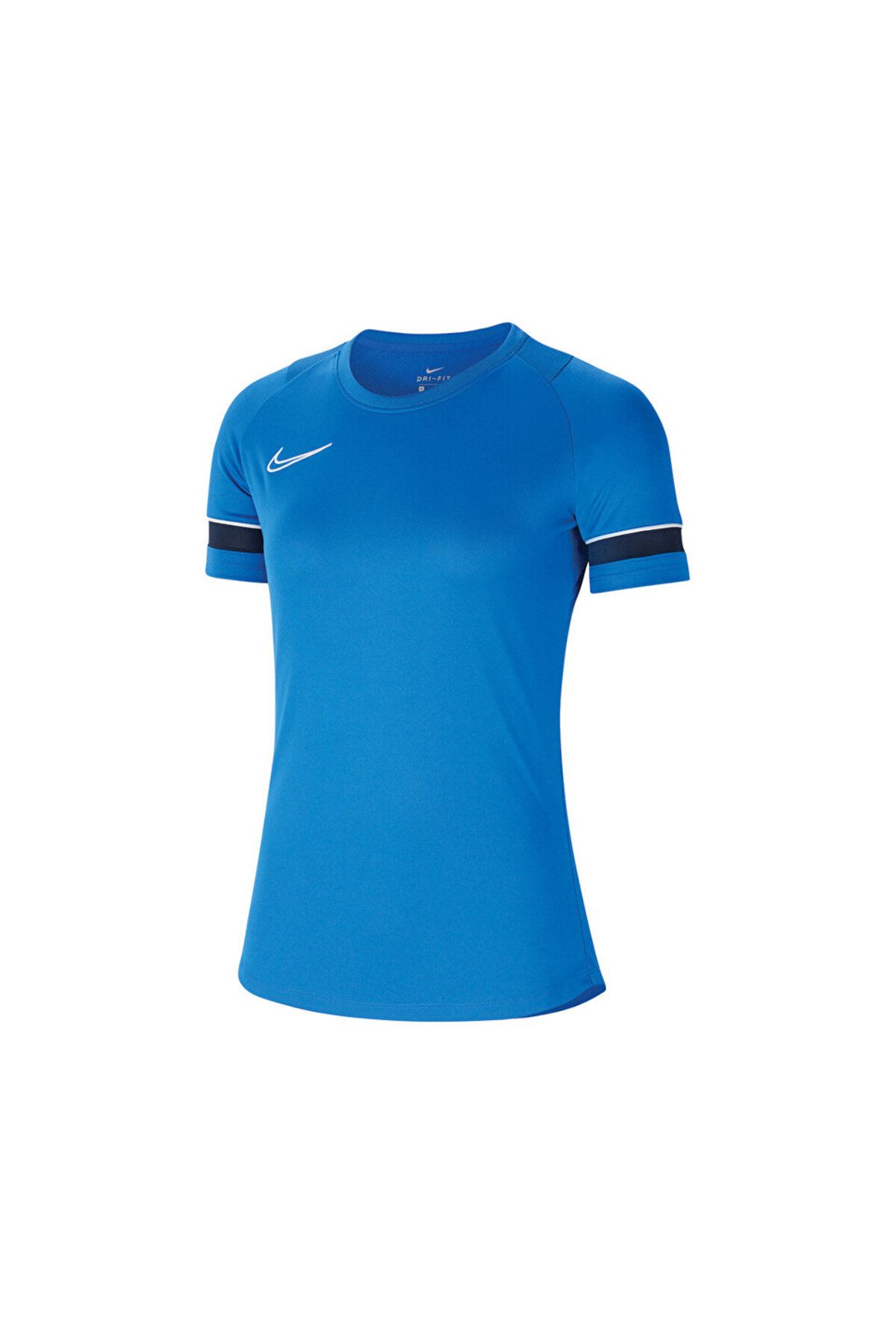 تی شرت آبی زنانه آکادمی آموزش فوتبال 21 Nike