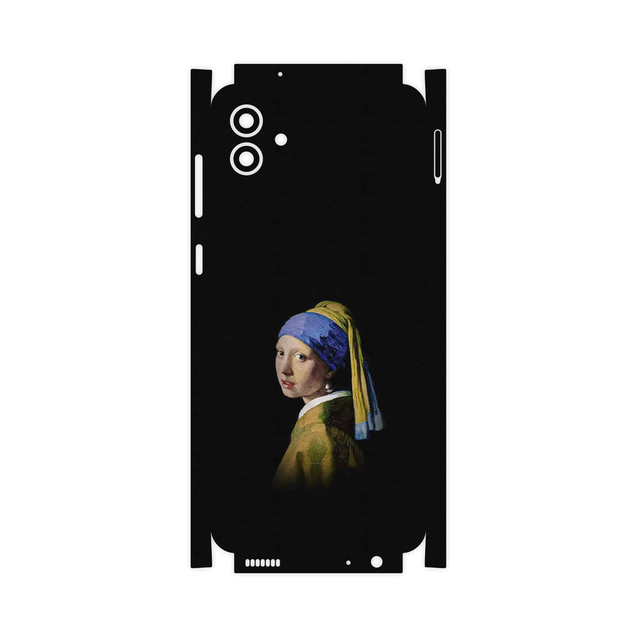 برچسب پوششی ماهوت مدل Girl with a Pearl Earring of Vermeer-FullSkin مناسب برای گوشی موبایل سامسونگ Galaxy A04