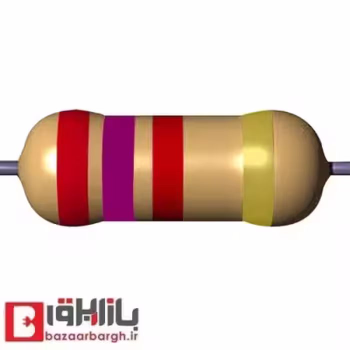 مقاومت 2.7 کیلو اهم 1 وات 5 درصد