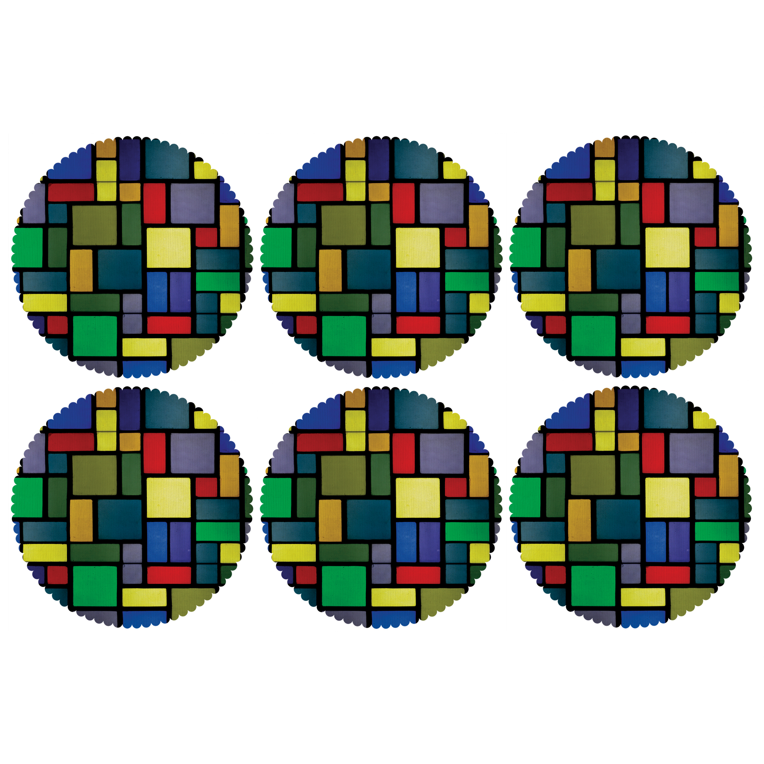 زیربشقابی مدل U2-42148 بسته 6 عددی