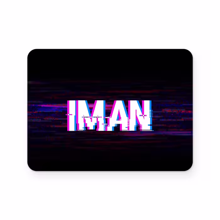 برچسب تاچ پد دسته بازی پلی استیشن 4 ونسونی طرح Iman