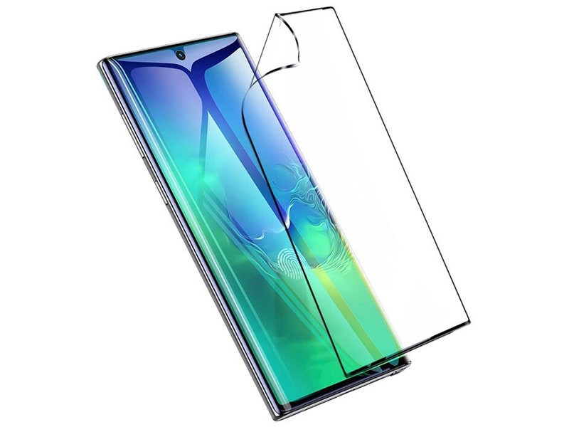 برچسب صفحه نمايش بیسوس مدل Soft Screen Protector مناسب برای گوشی موبایل سامسونگ Note 10 پلاس (پک 2 عددی)