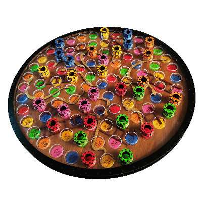 بازی فکری طرح منچ و مار پله مدل 44N6