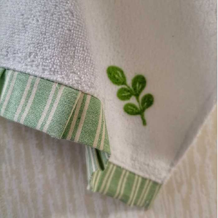 دستمال آشپزخانه مدل چین دار رنگی