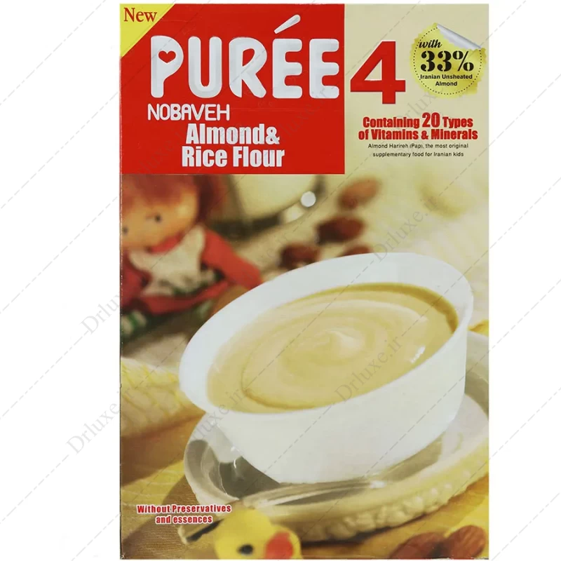 قیمت و خرید پودر حریره بادام حاوی شیر پوره 4 پوره 250 گرم - دکتر لوکس