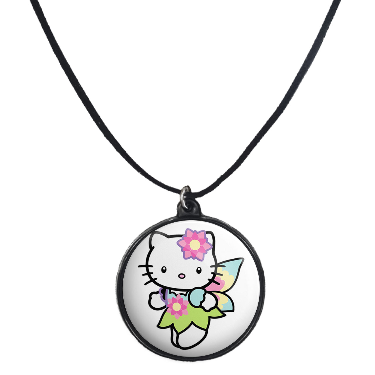 گردنبند پرمانه طرح Kitty کد pmb.27296مدل دو طرفه