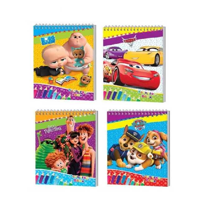 دفتر نقاشی سیم از بالا 50 برگ عرش سایز A4 کد 43