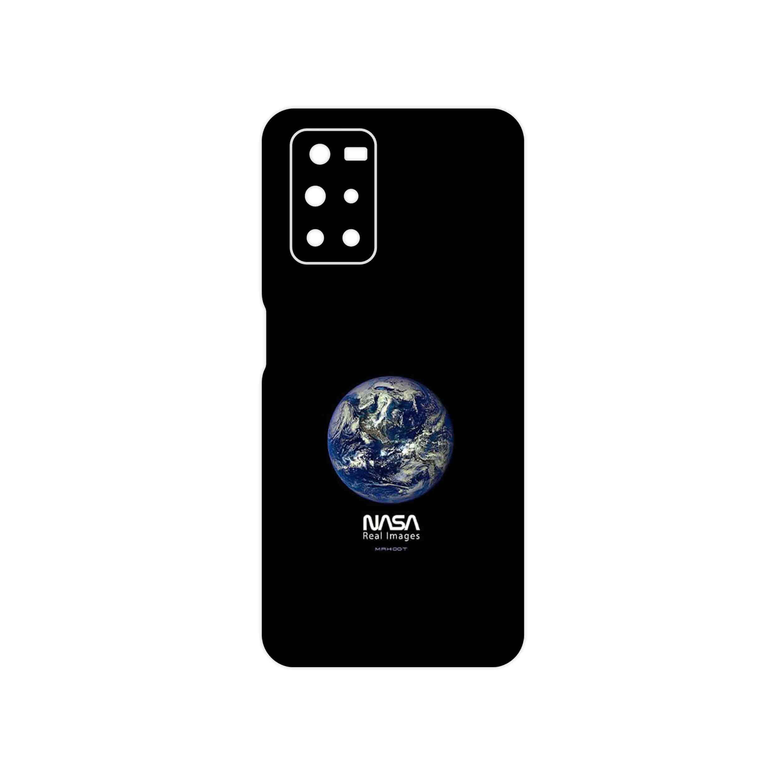 برچسب پوششی ماهوت مدل NASA Home Earth مناسب برای گوشی موبایل شیائومی Redmi Note 11 4G
