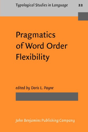 خرید و دانلود نسخه کامل کتاب Pragmatics of Word Order Flexibility