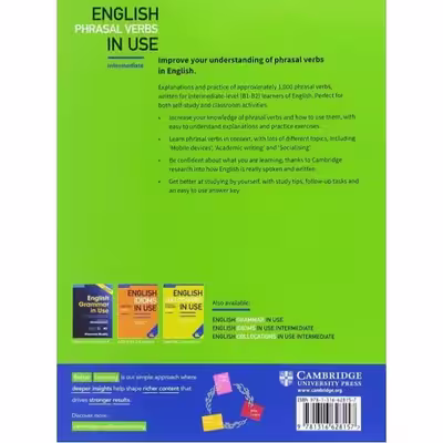 کتاب English Phrasal Verbs In Use Third Edition اثر Michael McCarthy and Felicity ODell انتشارات Cambridge 2 جلدی 