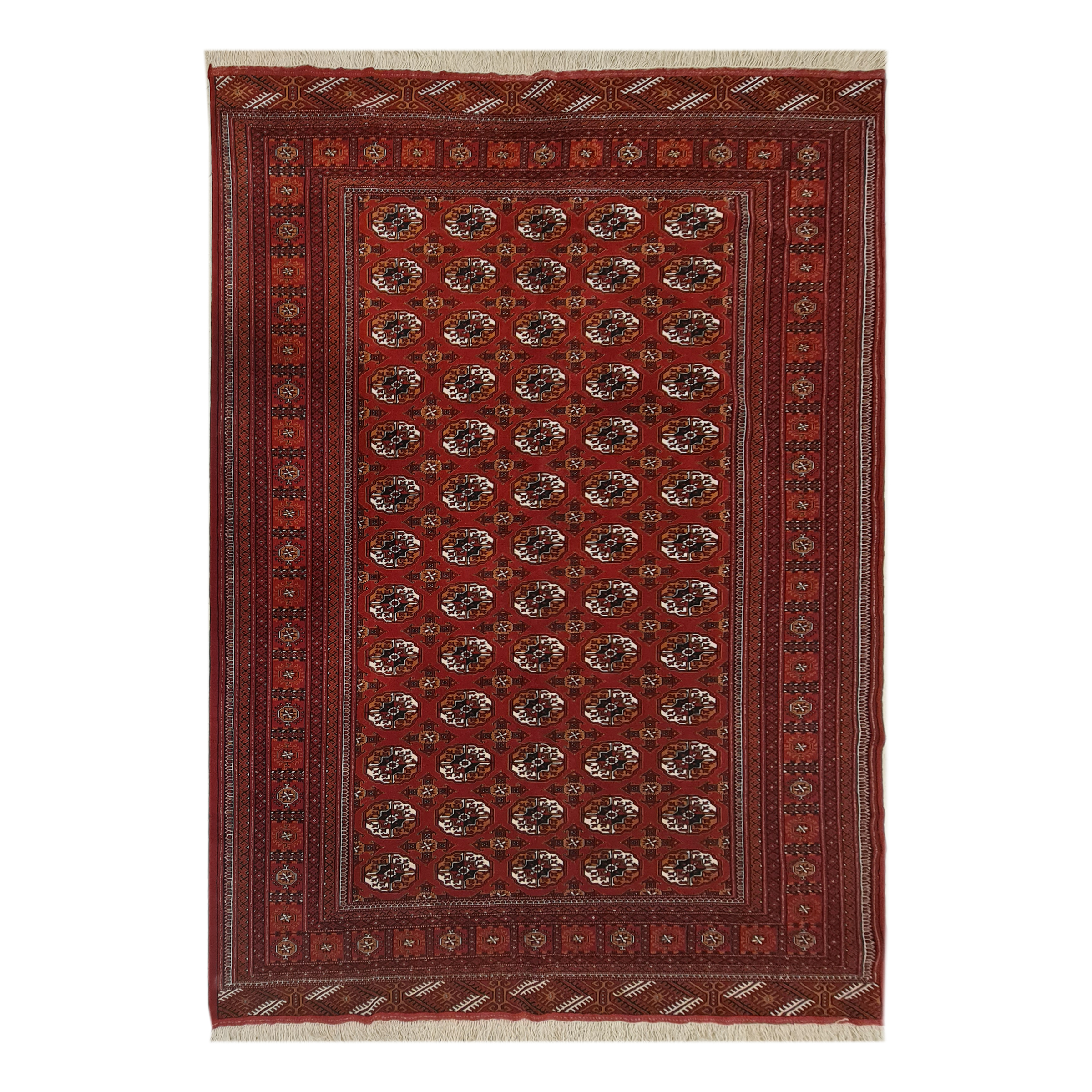 فرش دستبافت شش متری مدل ترکمن کد 1644