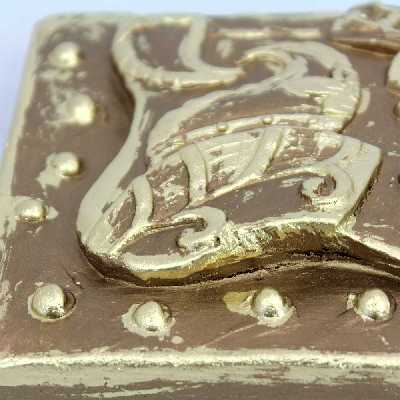 دیوارکوب سفالی مدل کاشی مجموعه 4 عددی