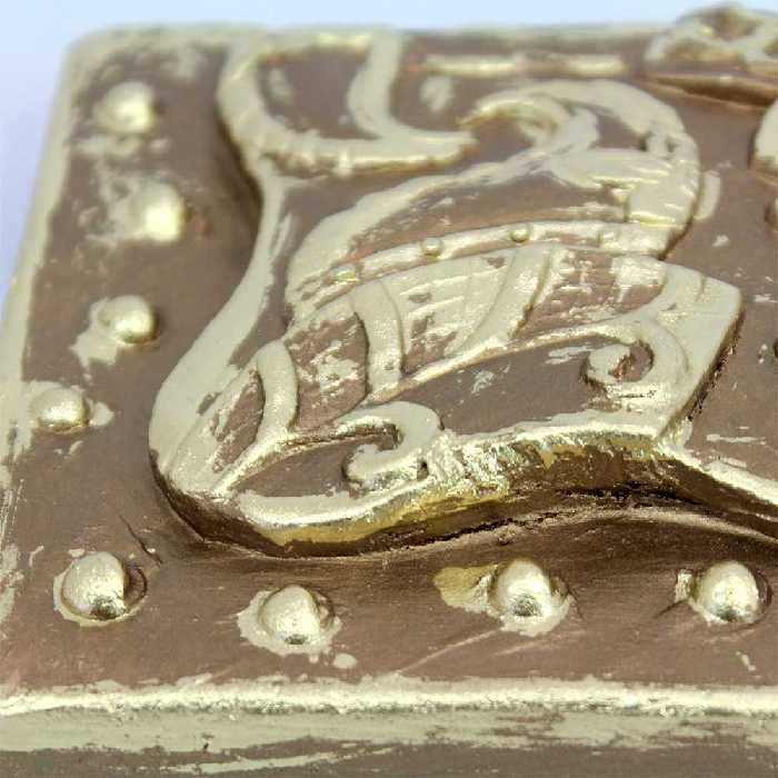 دیوارکوب سفالی مدل کاشی مجموعه 4 عددی