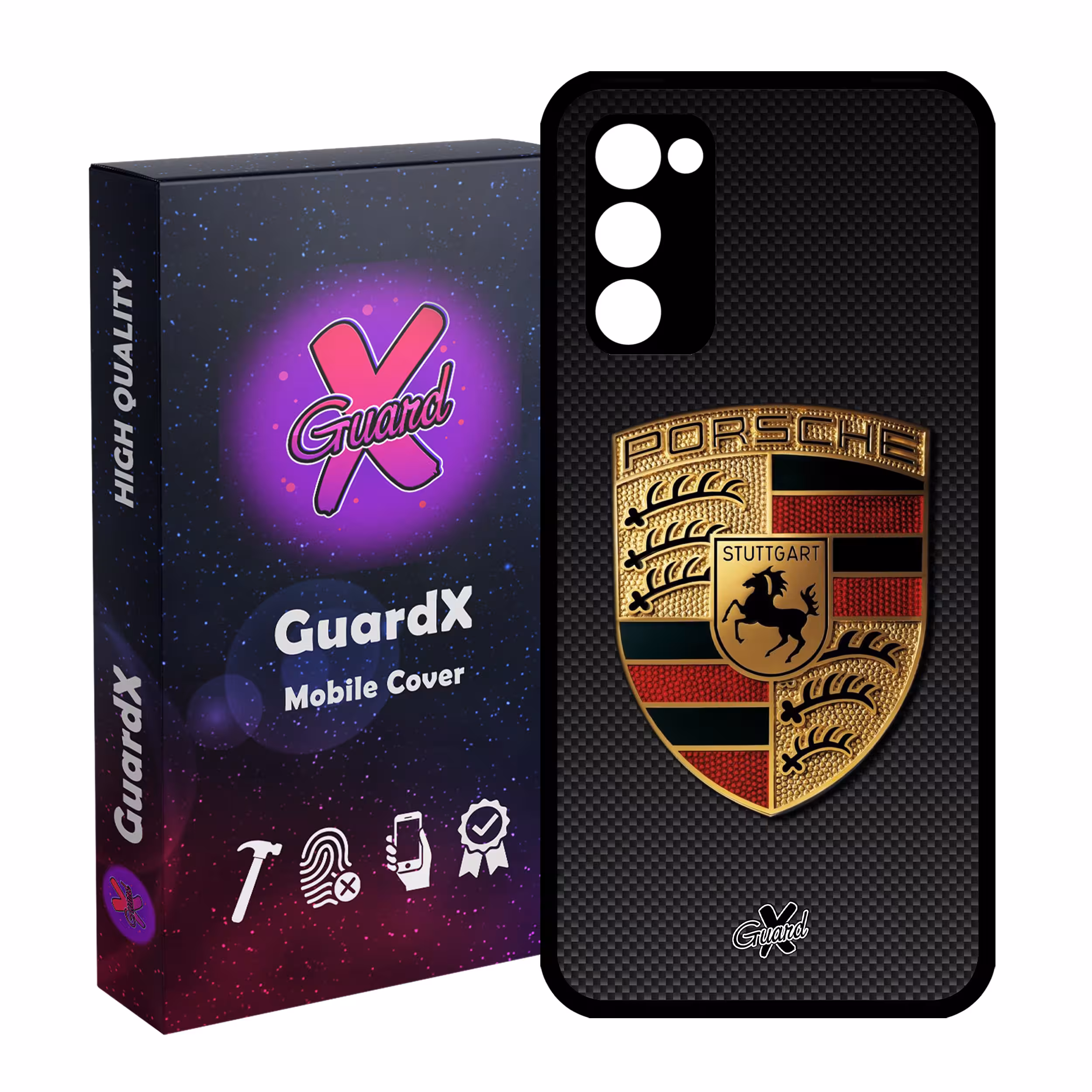 کاور گارد ایکس طرح Porsche مدل Glass10064 مناسب برای گوشی موبایل سامسونگ Galaxy S20 FE