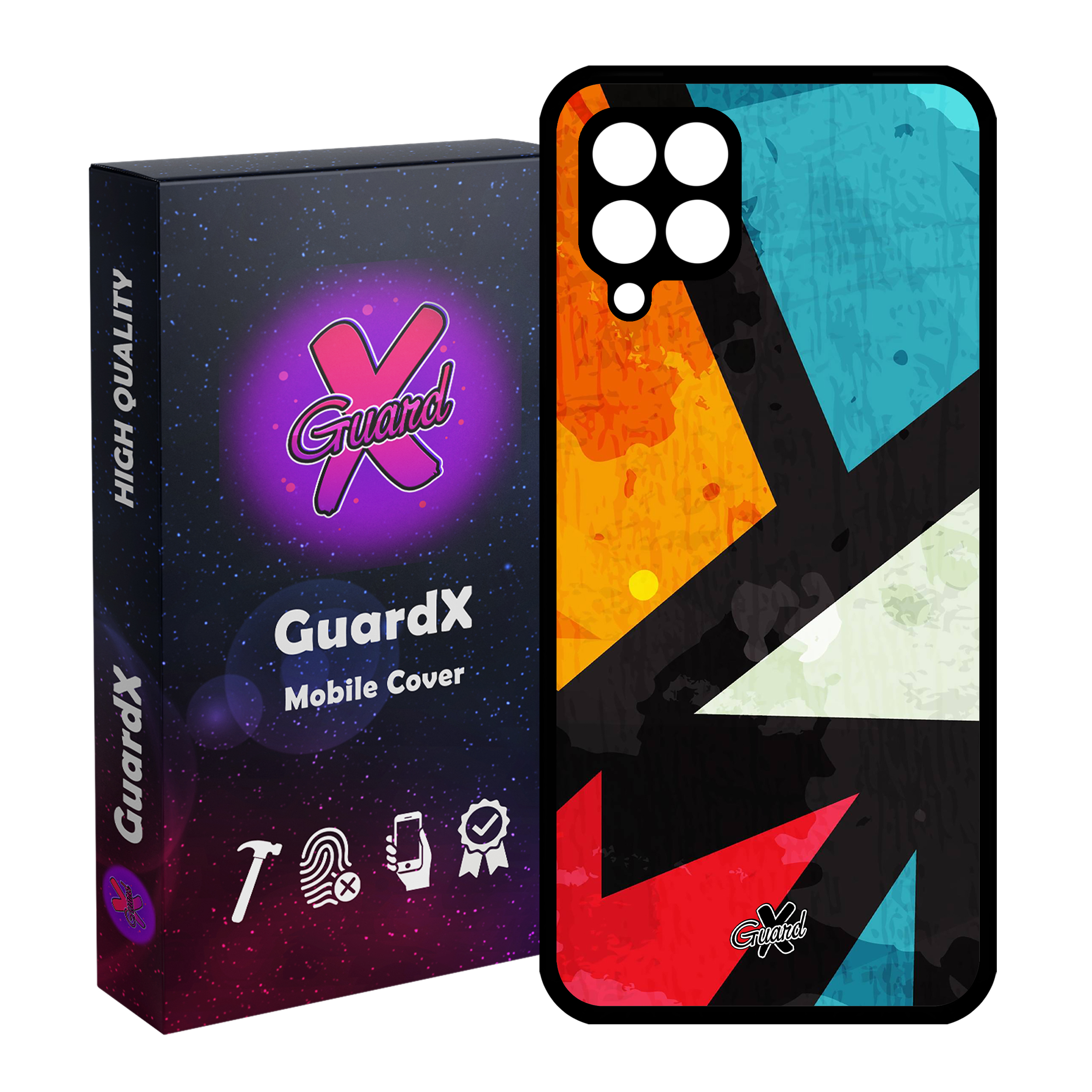 کاور گارد ایکس طرح Colors مدل Glass10176 مناسب برای گوشی موبایل سامسونگ Galaxy M32 4G / F22