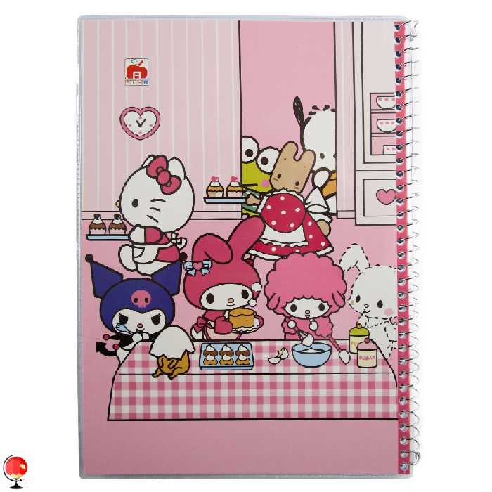 دفتر مشق 40 برگ سیمی مجلد نهال طرح کرومی و دوستان