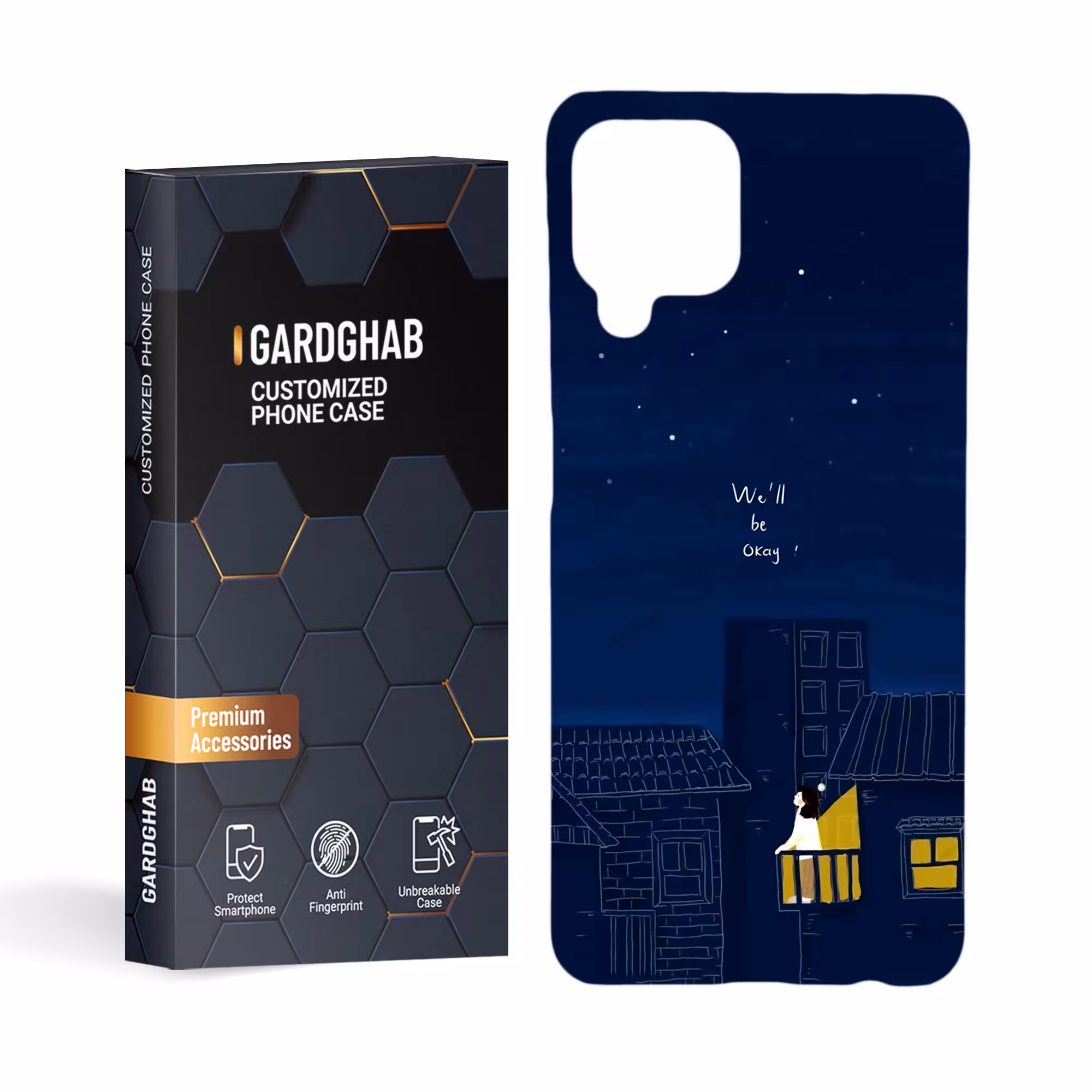 کاور گارد قاب مدل دخترانه مناسب برای گوشی موبایل سامسونگ galaxy a22 4g