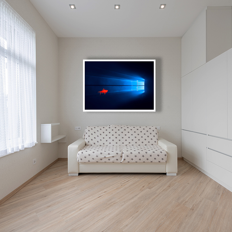 تابلو مدل به سمت نور