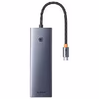 هاب تایپ سی 10 پورت بیسوس Baseus UltraJoy Series 10 in 1 Type-C Port HUB Docking Station B0005280C811-00
