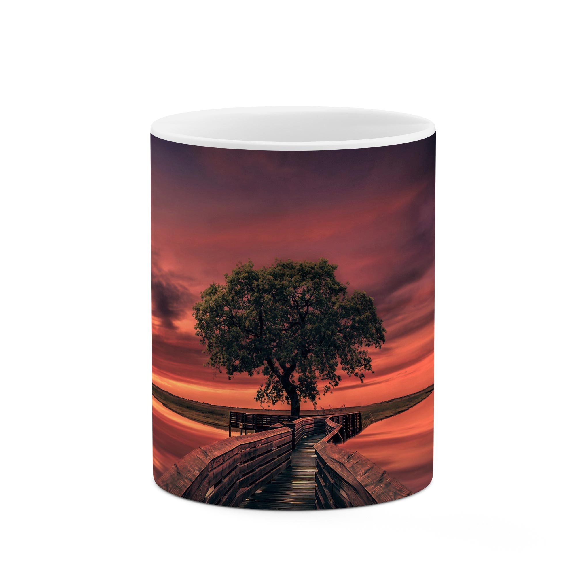 ماگ طرح درخت تنها مدل mgp00414