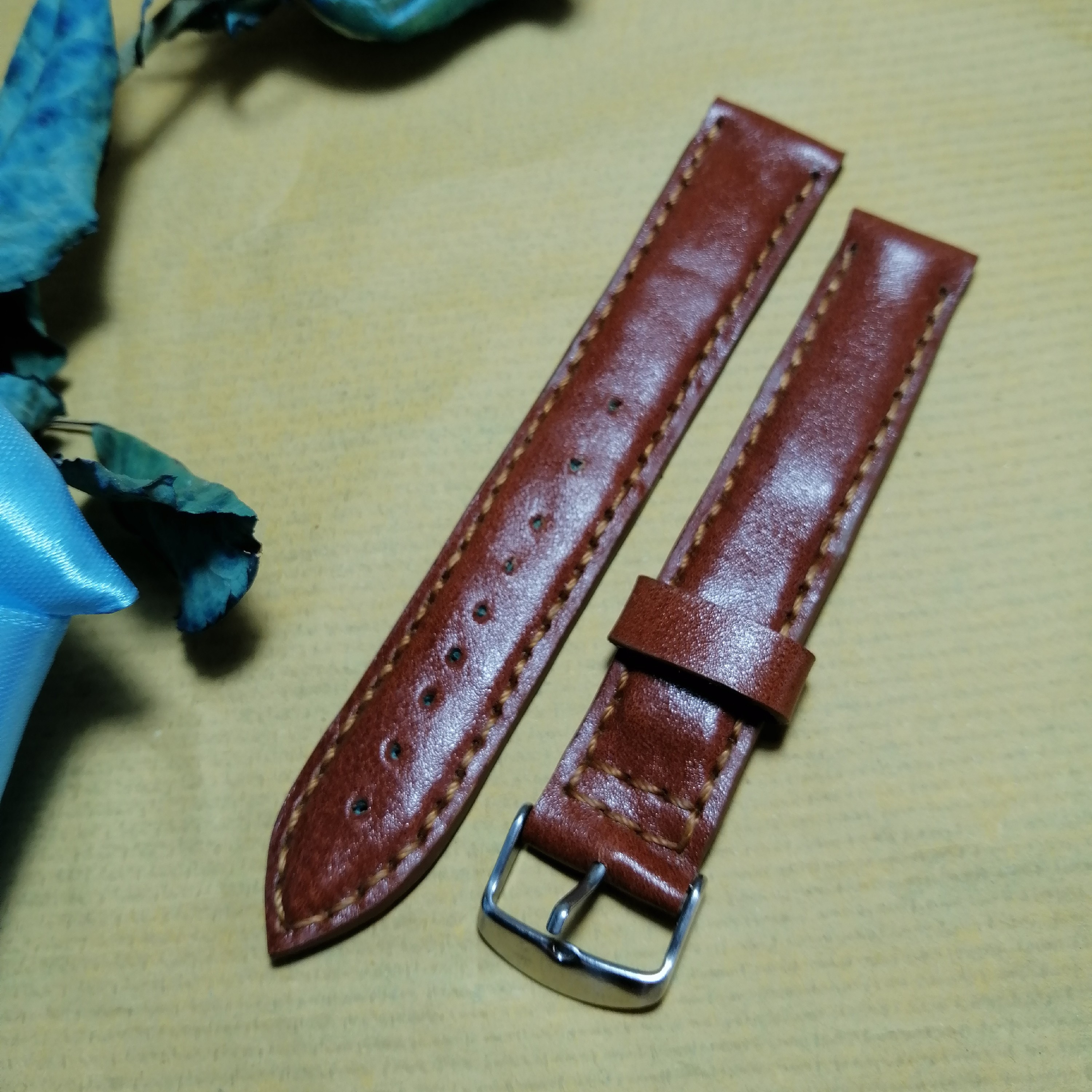 بند ساعت چرم تمام دست دوز