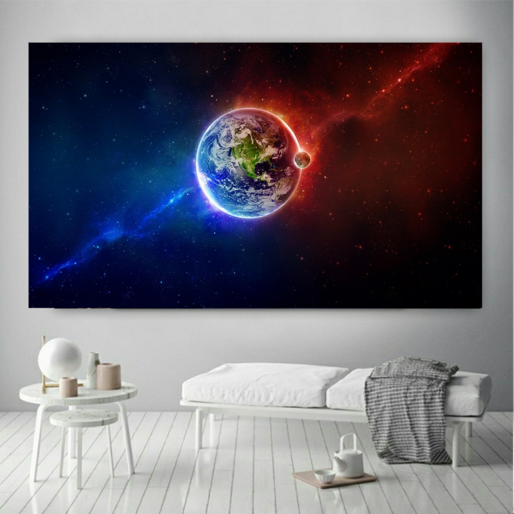  تابلو بوم طرح کره زمین مدل SDB1631