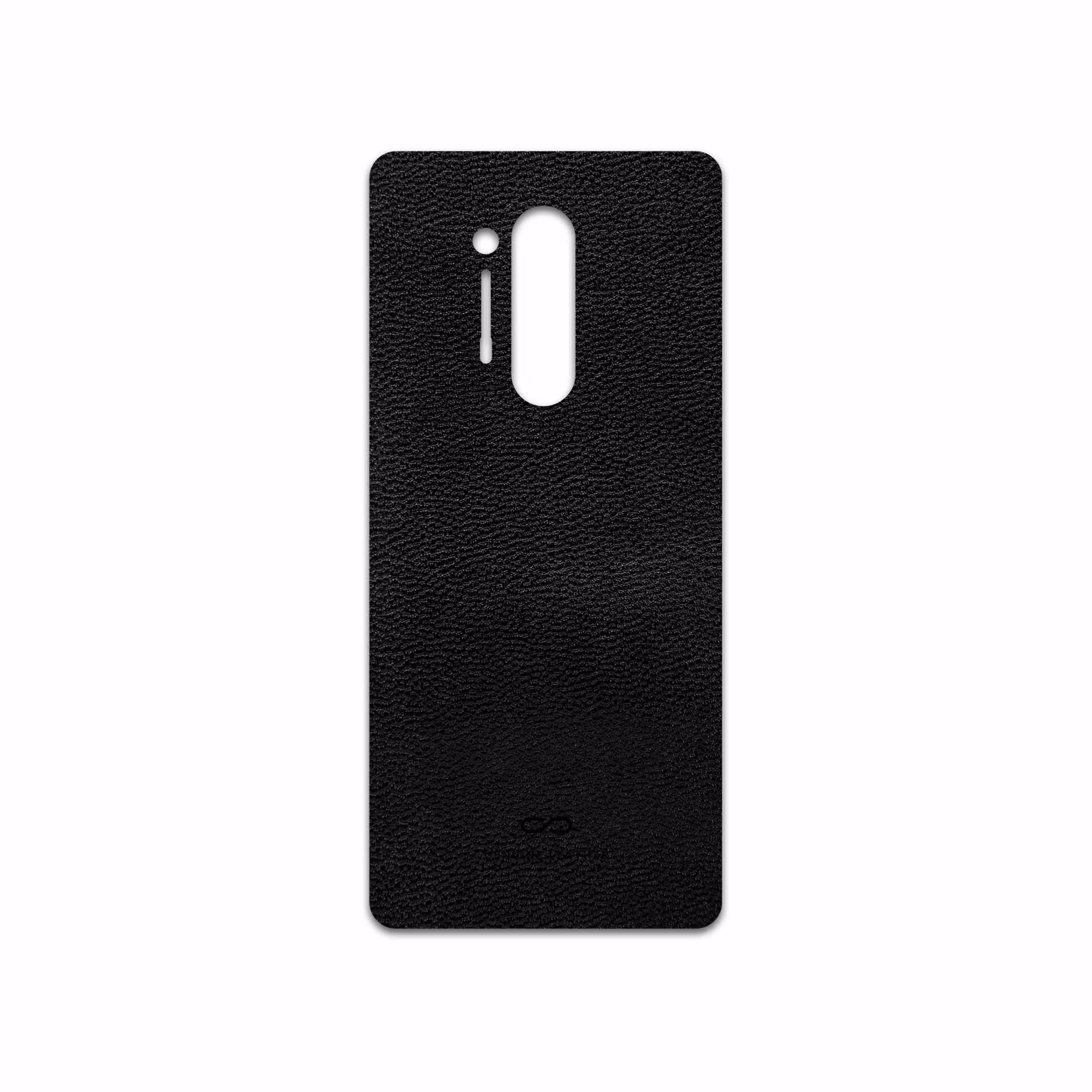 برچسب پوششی ماهوت مدل Black-Leather مناسب برای گوشی موبایل وان پلاس 8 Pro