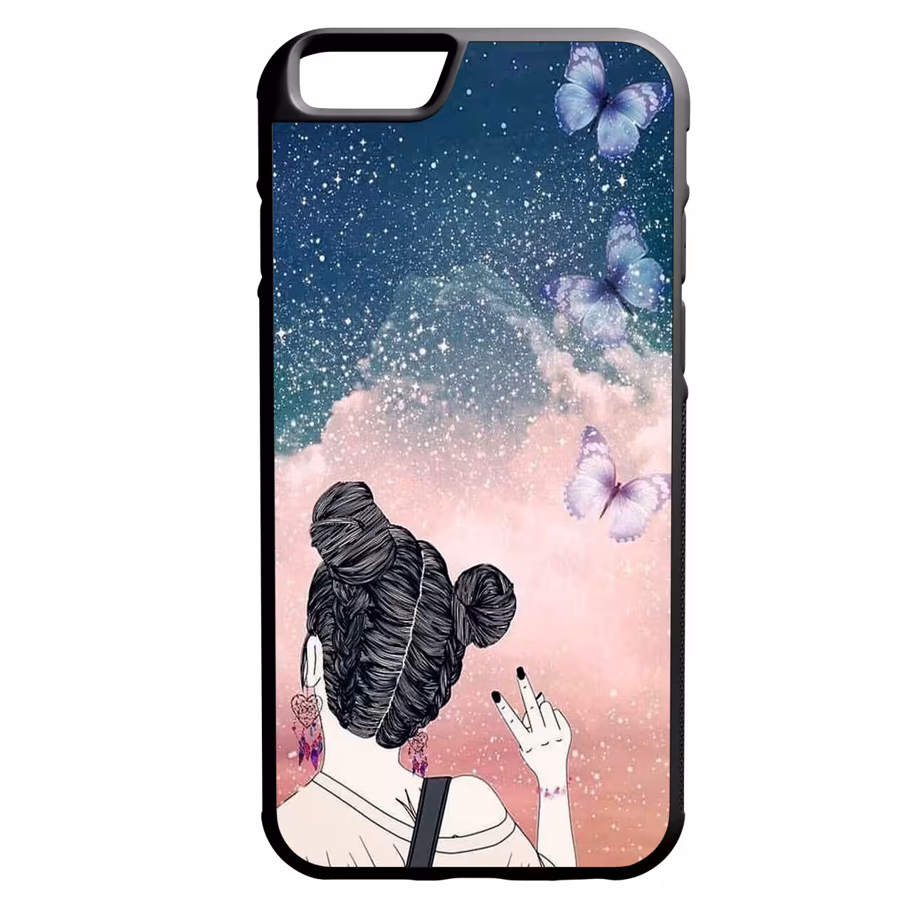 کاور طرح دخترانه کد 10080 مناسب برای گوشی موبایل اپل iphone 6 plus/6s plus