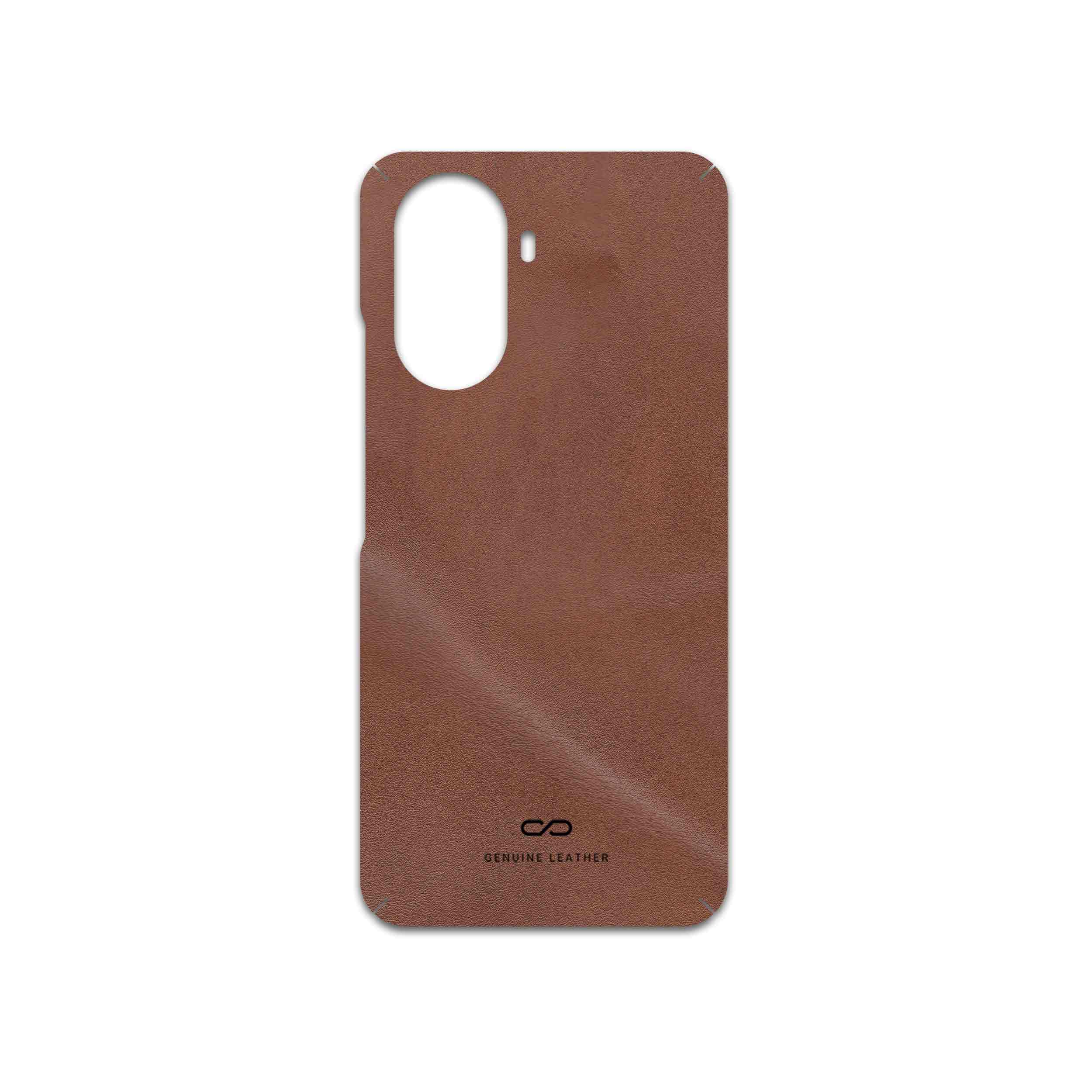 برچسب پوششی ماهوت مدل Matte-Natural-Leather مناسب برای گوشی موبایل هوآوی Nova Y70 Plus