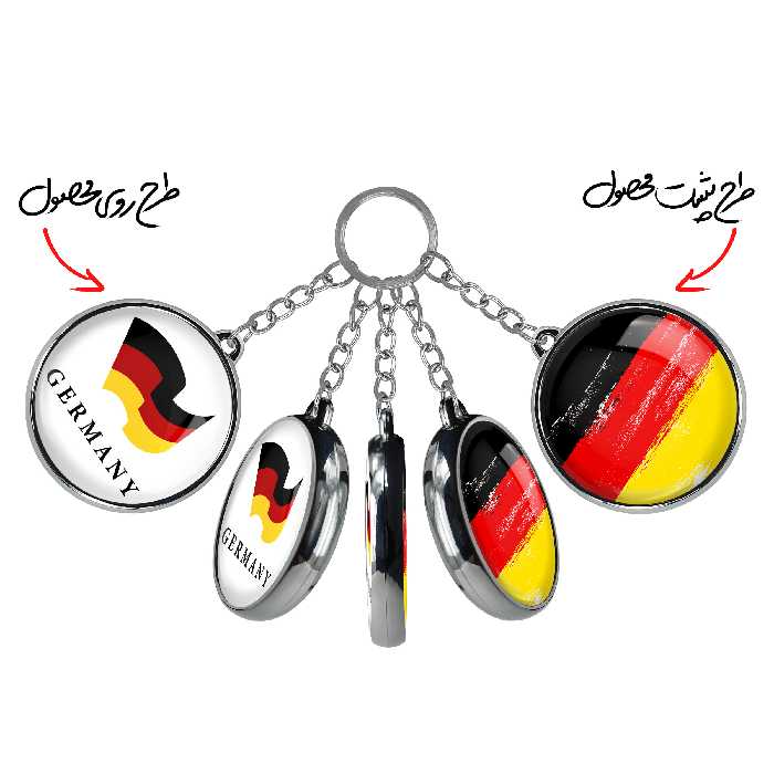 جاکلیدی خندالو طرح پرچم المان مدل دوطرفه کد 2065020645