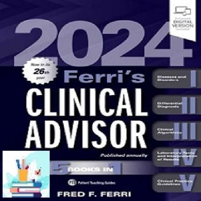 2024Ferri&#039;s Clinical Advisor TRUE PDF price 15€ - کتاب پزشکی بهار