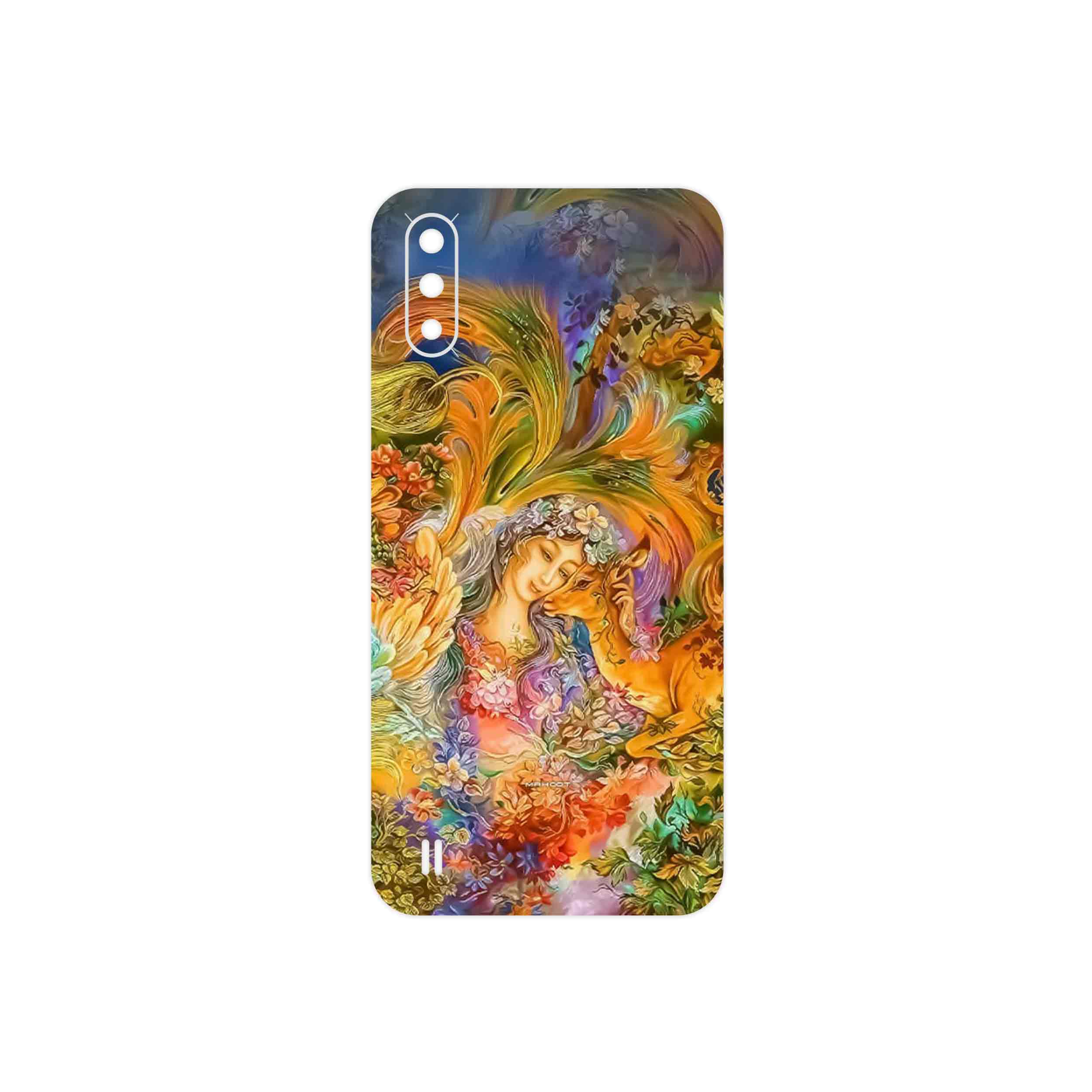 برچسب پوششی ماهوت مدل Persian miniature 3 مناسب برای گوشی موبایل سامسونگ Galaxy A01