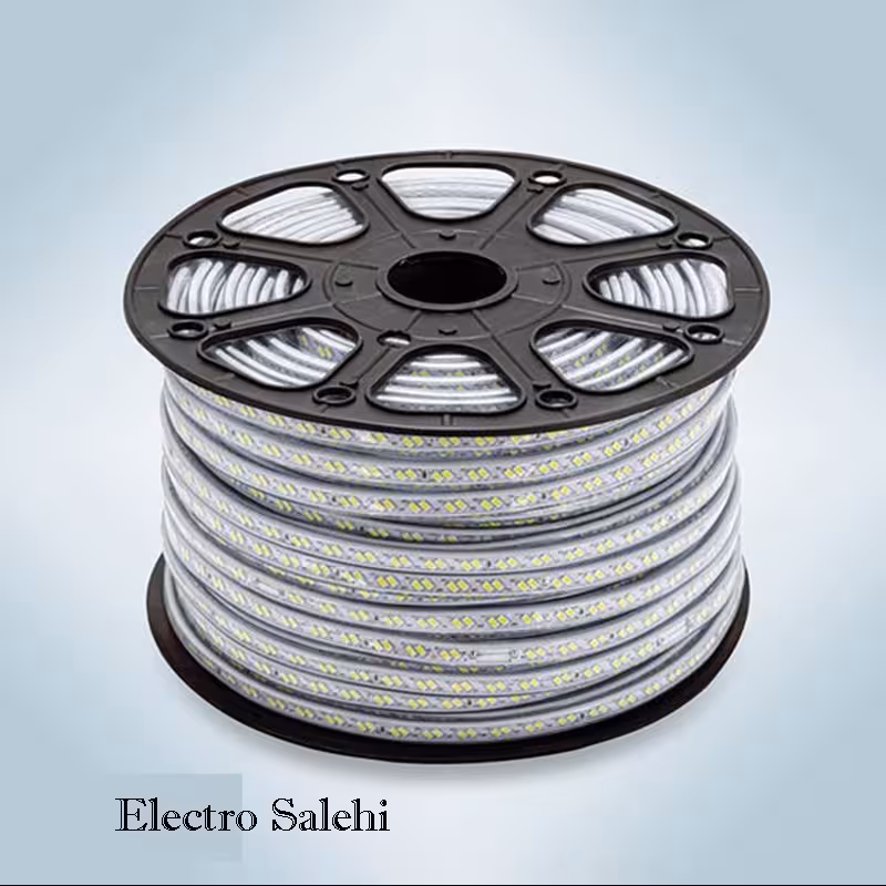 ریسه ال ای دی 120 لامپه دو ردیفه رنگ مهتابی (قیمت درج شده برای هر یک متر میباشد)