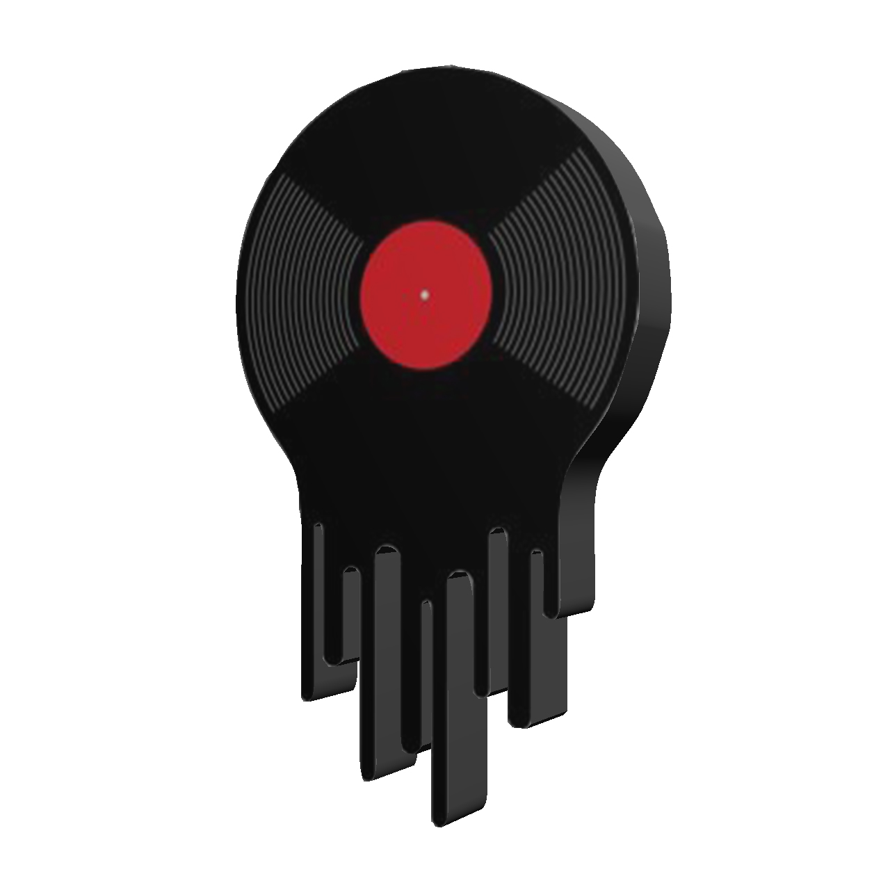 استیکر تزئینی موبایل طرح گرامافون کد 151