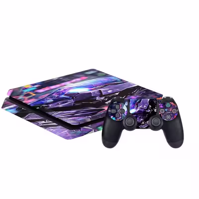 برچسب پلی استیشن ۴ مدل batman arkham scifi neon city کد PSS-311 