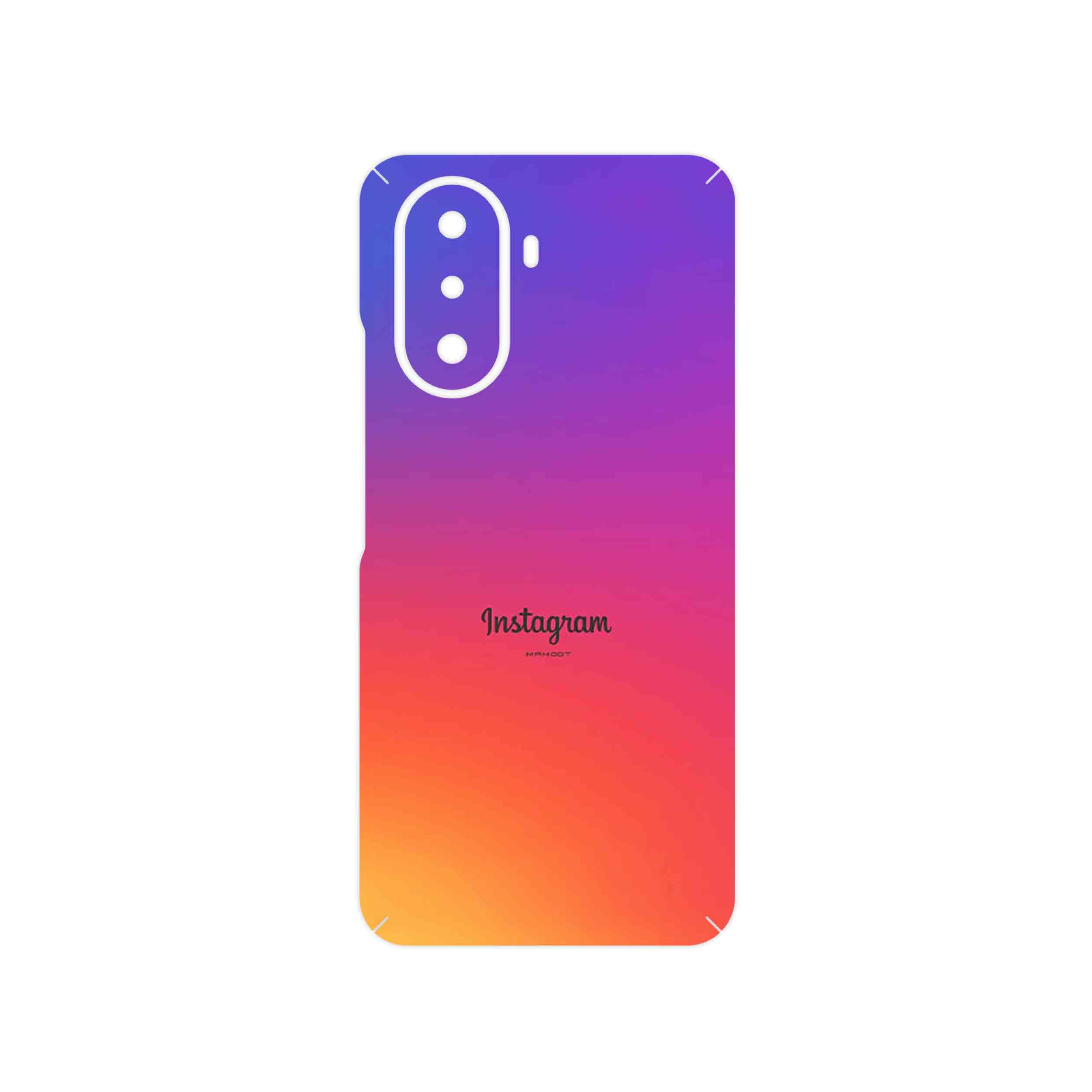 برچسب پوششی ماهوت مدل Instagram مناسب برای گوشی موبایل هوآوی Nova Y70 Plus