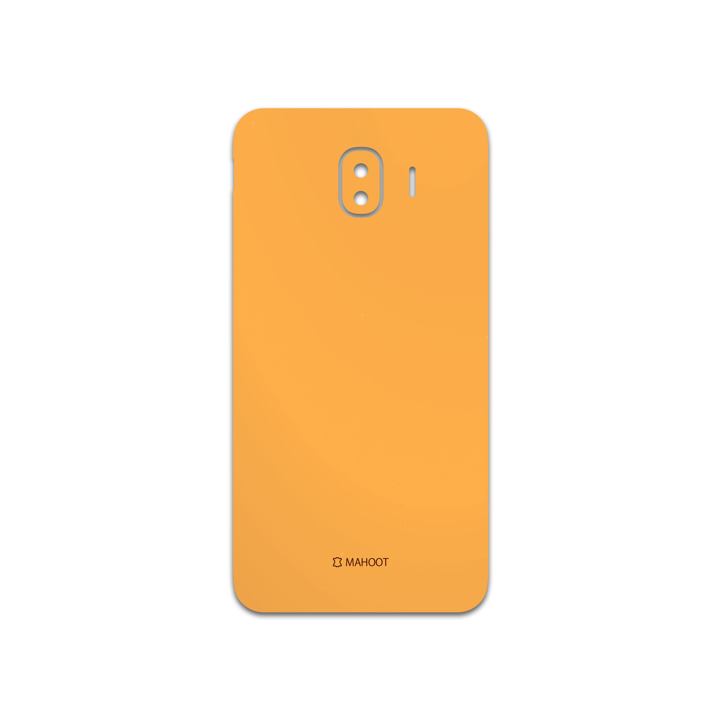 برچسب پوششی ماهوت مدل Matte-Orange مناسب برای گوشی موبایل سامسونگ Galaxy J4
