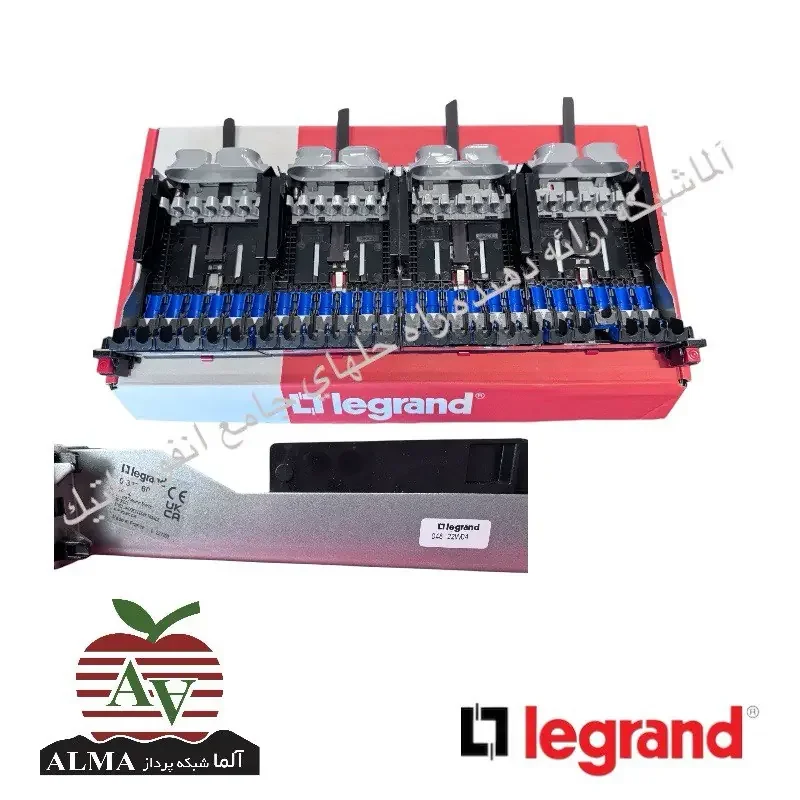 پچ پنل 24 پورت Cat6ASFTP LCS3 اورجینال لگراند 33772