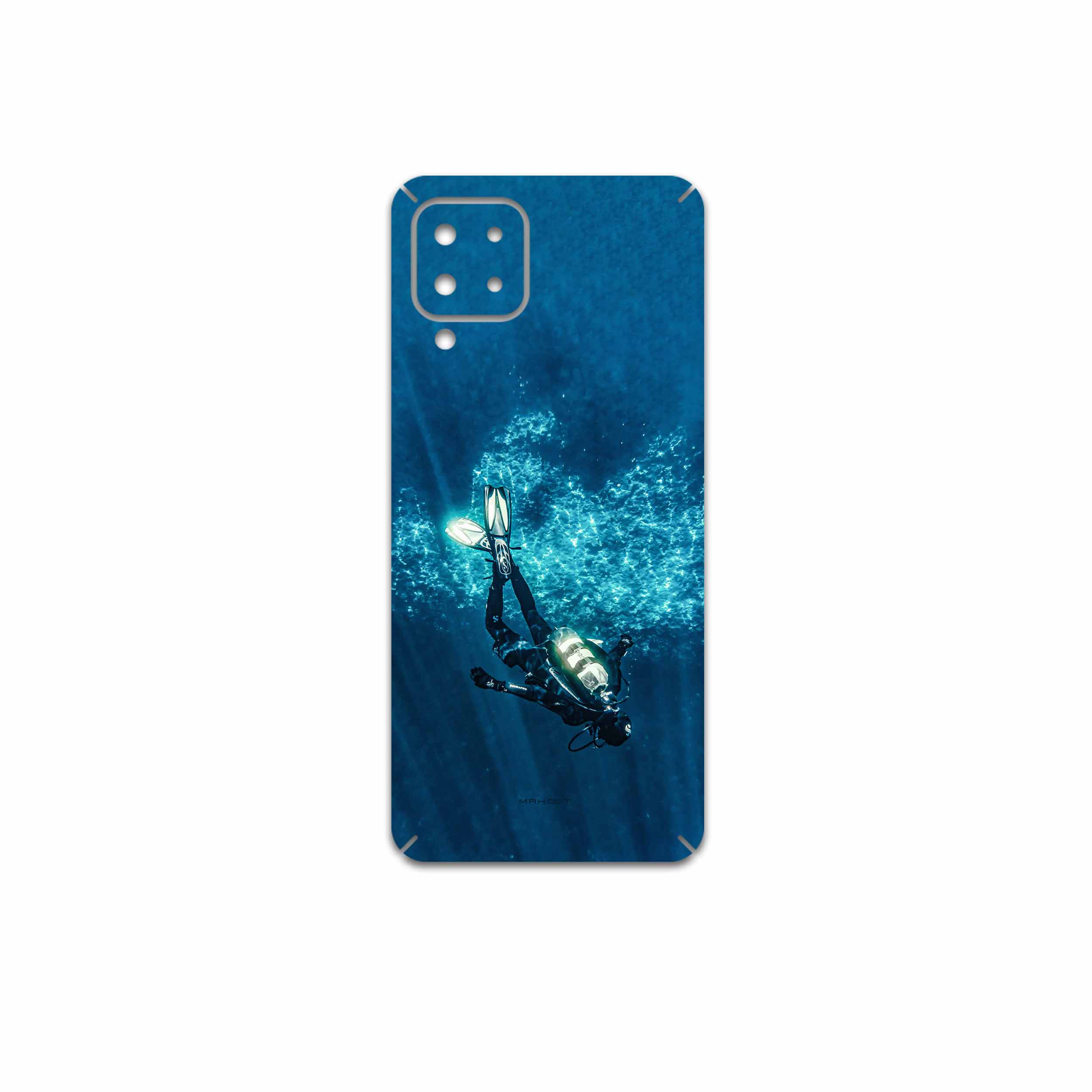 برچسب پوششی ماهوت مدل Scuba-Diving مناسب برای گوشی موبایل سامسونگ Galaxy A22 4G