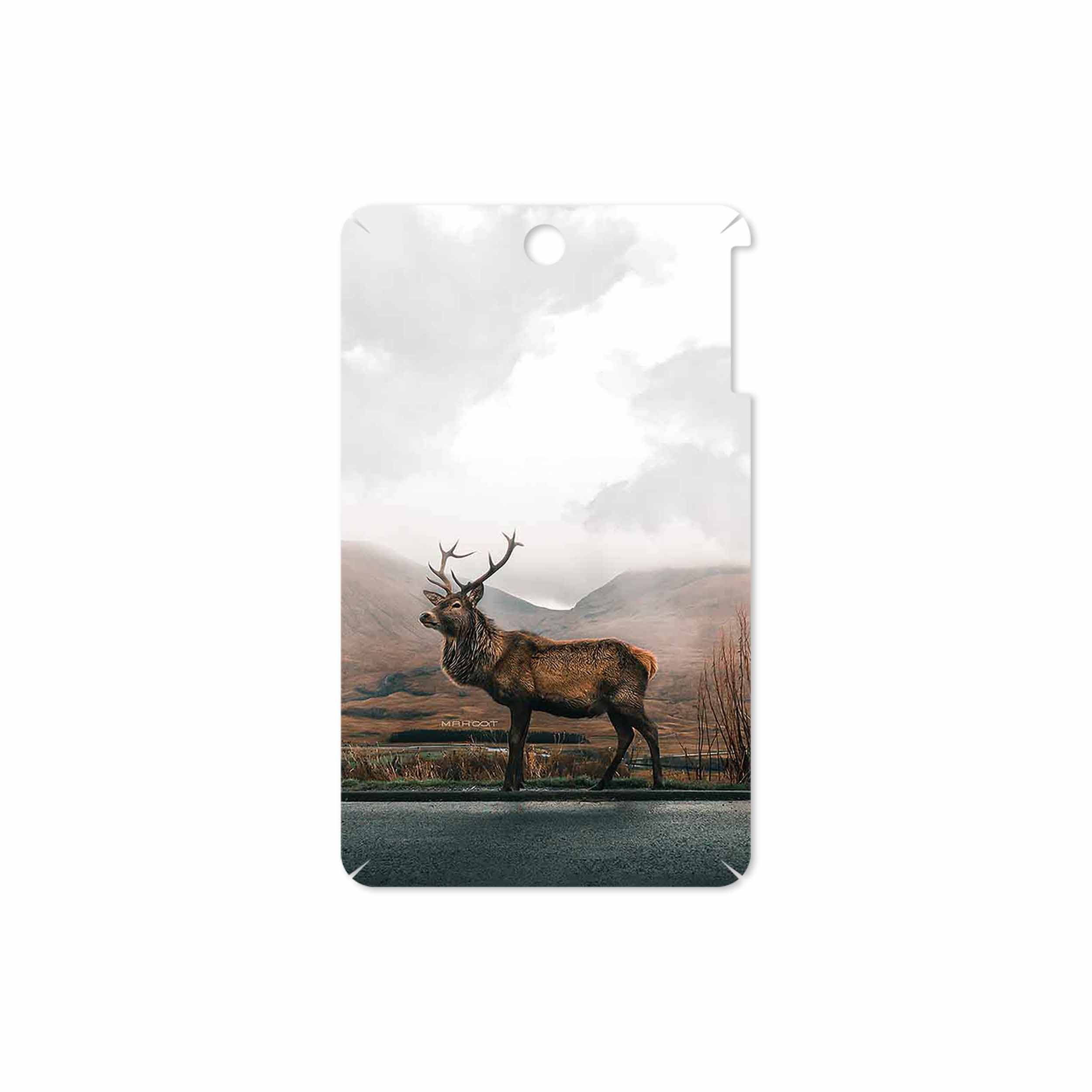 برچسب پوششی ماهوت مدل Horned Deer مناسب برای تبلت لنوو A7-50 A3500 2014